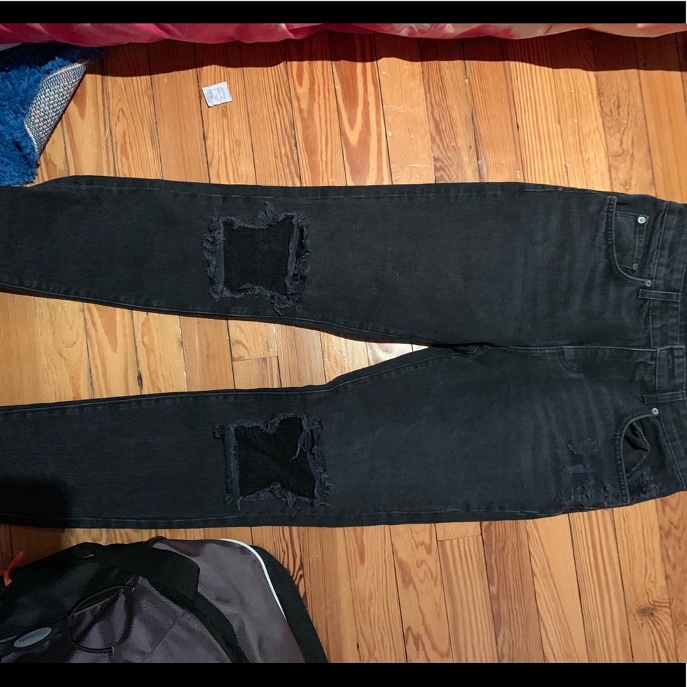 Black Carmar Denim Black Relaxed Jeans